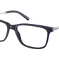 Bvlgari BV3053 Rectangle Eyeglasses  5494-BLUE 55-17-145 - Color Map blue