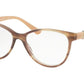Bvlgari BV4119B Oval Eyeglasses  5240-STRIPED BROWN 54-15-140 - Color Map brown