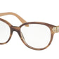Bvlgari BV4136BF Phantos Eyeglasses  5240-STRIPED BROWN 54-17-145 - Color Map brown