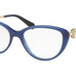 Bvlgari BV4146B Cat Eye Eyeglasses  5145-BLUE 54-17-140 - Color Map blue