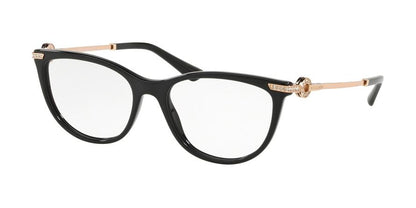 Bvlgari BV4155B Butterfly Eyeglasses  501-BLACK 54-17-140 - Color Map black