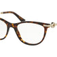 Bvlgari BV4155B Butterfly Eyeglasses  504-DARK HAVANA 54-17-140 - Color Map havana