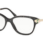 Bvlgari BV4176KF Square Eyeglasses  5412-BLACK BVLGARI MAMBA 53-17-140 - Color Map black