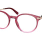 Bvlgari BV4202 Round Eyeglasses  5477-VIOLET GRADIENT PINK 50-20-140 - Color Map purple/reddish