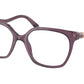 Bvlgari BV4205 Pillow Eyeglasses  5514-TRANSPARENT AMETHYST 54-18-145 - Color Map violet