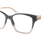 Bvlgari BV4213 Square Eyeglasses  5450-BLACK GRADIENT BEIGE 53-17-140 - Color Map black