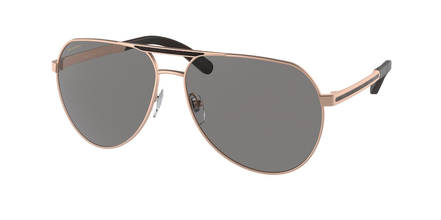 Bvlgari BV5055K Pilot Sunglasses  200681-MATTE PINK GOLD PLATED 62-14-145 - Color Map gold