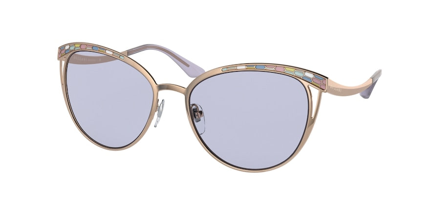 Bvlgari BV6083 Phantos Sunglasses  20141A-PINK GOLD 56-17-140 - Color Map gold