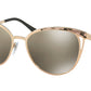 Bvlgari BV6083 Phantos Sunglasses  20145A-PINK GOLD 56-17-140 - Color Map gold