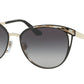 Bvlgari BV6083 Phantos Sunglasses  20188G-BLACK/PALE GOLD 56-17-140 - Color Map black