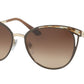 Bvlgari BV6083 Phantos Sunglasses  203013-BROWN/PALE GOLD 56-17-140 - Color Map brown