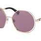 Bvlgari BV6144KB Irregular Sunglasses  395/AK-PINK GOLD PLATED 55-17-140 - Color Map gold
