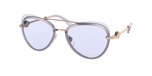 Bvlgari BV6157 Butterfly Sunglasses  20141A-PINK GOLD 60-14-140 - Color Map gold