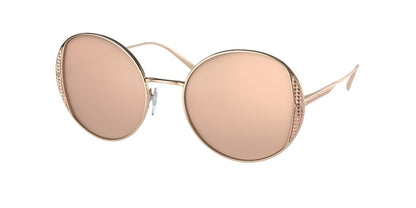 Bvlgari BV6169 Round Sunglasses  20140W-PINK GOLD 53-20-140 - Color Map gold