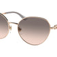 Bvlgari BV6174 Oval Sunglasses  20143B-PINK GOLD 58-18-140 - Color Map gold