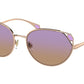 Bvlgari BV6177 Cat Eye Sunglasses  2014EL-PINK GOLD 56-18-140 - Color Map gold