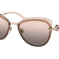 Bvlgari BV6182B Butterfly Sunglasses  20143B-PINK GOLD 60-15-140 - Color Map gold