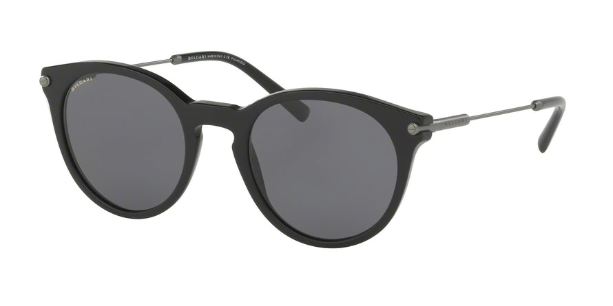 Bvlgari BV7030F Phantos Sunglasses  501/81-BLACK 53-21-145 - Color Map black