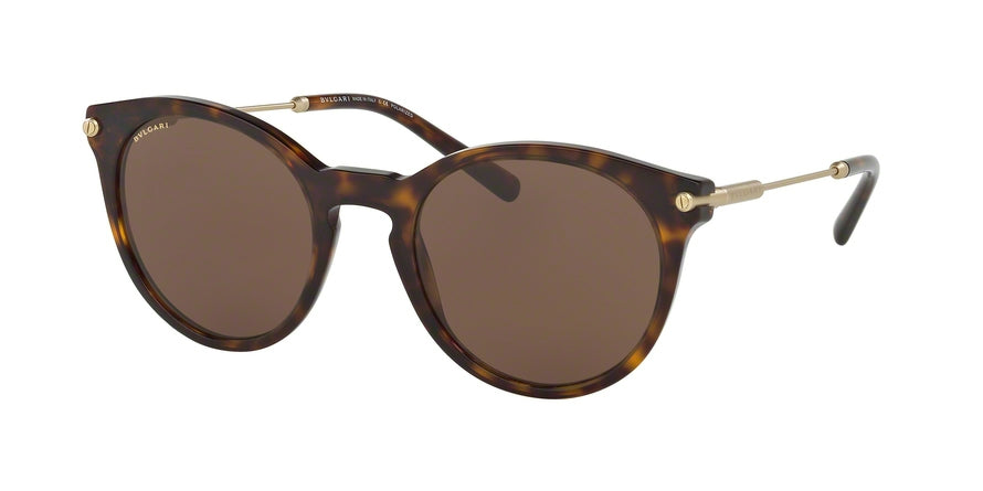 Bvlgari BV7030F Phantos Sunglasses  504/73-DARK HAVANA 53-21-145 - Color Map havana