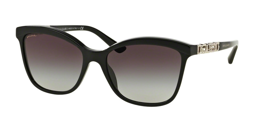 Bvlgari BV8163B Cat Eye Sunglasses  501/8G-SAND BLACK/BLACK 56-17-140 - Color Map black