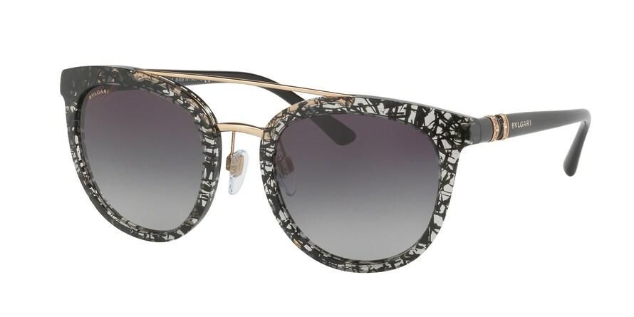 Bvlgari BV8184B Phantos Sunglasses  53768G-BLACK SAN PIETRINO 53-22-145 - Color Map black