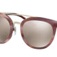 Bvlgari BV8184B Phantos Sunglasses  54155A-HAVANA PINK/BROWN 53-22-145 - Color Map light brown