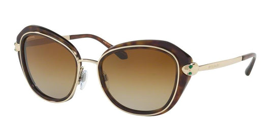 Bvlgari BV8190KB Cat Eye Sunglasses  5193T5-DARK HAVANA 55-19-140 - Color Map havana