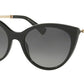 Bvlgari BV8195KB Cat Eye Sunglasses  5195T3-BLACK 56-19-130 - Color Map black