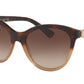 Bvlgari BV8197 Phantos Sunglasses  536213-BROWN HAVANA GRADIENT 55-18-140 - Color Map havana