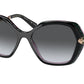Bvlgari BV8241KB Butterfly Sunglasses  5485T3-BLACK ON EMERALD ON AMETHYST 55-17-140 - Color Map black