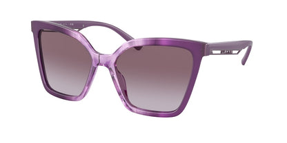 Bvlgari BV8253 Butterfly Sunglasses  55088H-AMETHYST OPAL GRADIENT STRIPED 56-17-145 - Color Map violet