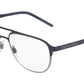DOLCE & GABBANA DG1317 Pilot Eyeglasses  1280-MATTE BLUE/GUNMETAL 54-18-140 - Color Map blue