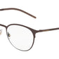 DOLCE & GABBANA DG1319 Phantos Eyeglasses  1320-MATTE BROWN 51-21-140 - Color Map brown