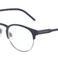 DOLCE & GABBANA DG1331 Phantos Eyeglasses  1280-MATTE BLUE/GUNMETAL 51-21-150 - Color Map blue
