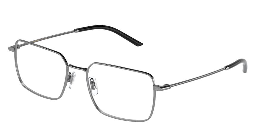 DOLCE & GABBANA DG1336 Rectangle Eyeglasses  04-GUNMETAL 56-18-145 - Color Map gunmetal