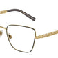 DOLCE & GABBANA DG1346 Butterfly Eyeglasses  1311-GOLD/MATTE BLACK 57-17-140 - Color Map black