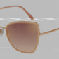 DOLCE & GABBANA DG2212 Cat Eye Sunglasses  12986F-PINK GOLD 61-17-140 - Color Map gold