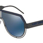 DOLCE & GABBANA DG2231 Pilot Sunglasses  110696-MATTE BLACK 59-5-140 - Color Map black