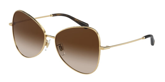 DOLCE & GABBANA DG2274 Butterfly Sunglasses  02/13-GOLD 58-15-140 - Color Map gold