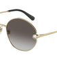DOLCE & GABBANA DG2282B Round Sunglasses  02/8G-GOLD 59-17-140 - Color Map gold