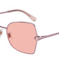 DOLCE & GABBANA DG2284B Butterfly Sunglasses  1361/5-ROSE 57-18-140 - Color Map pink