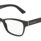 DOLCE & GABBANA DG3274 Rectangle Eyeglasses  501-BLACK 54-17-140 - Color Map black