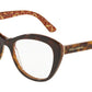 DOLCE & GABBANA DG3284F Cat Eye Eyeglasses  3204-HAVANA ON DAMASCUS GLITTER 53-17-140 - Color Map havana