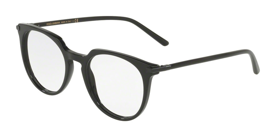 DOLCE & GABBANA DG3288F Phantos Eyeglasses  501-BLACK 50-19-145 - Color Map black