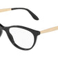 DOLCE & GABBANA DG3310 Cat Eye Eyeglasses  501-BLACK 54-18-140 - Color Map black