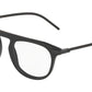 DOLCE & GABBANA DG3318 Phantos Eyeglasses  501-MATTE BLACK 50-20-145 - Color Map black
