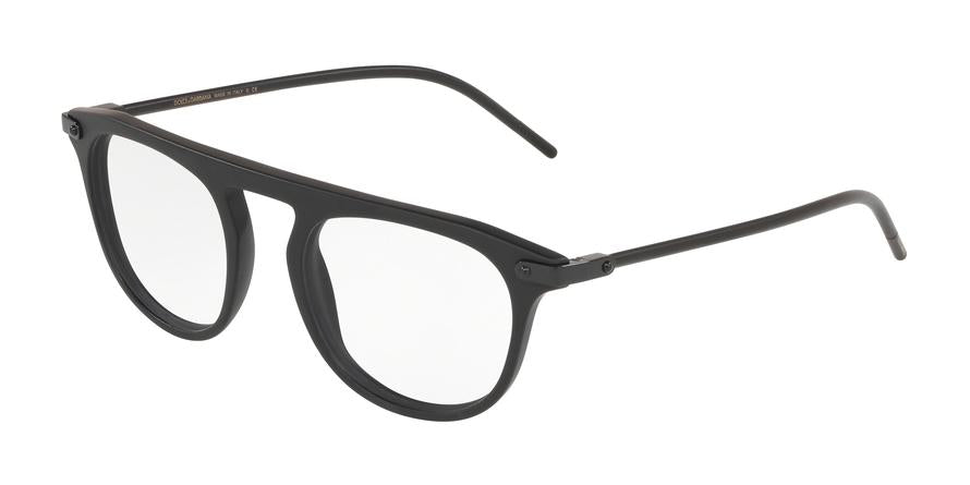 DOLCE & GABBANA DG3318 Phantos Eyeglasses  501-MATTE BLACK 50-20-145 - Color Map black