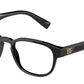 DOLCE & GABBANA DG3340F Square Eyeglasses  501-BLACK 53-19-150 - Color Map black