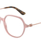 DOLCE & GABBANA DG3364F Butterfly Eyeglasses  3384-OPAL ROSE 56-17-145 - Color Map pink