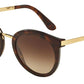 DOLCE & GABBANA DG4268F Round Sunglasses  502/13-HAVANA 52-22-140 - Color Map havana